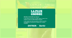 Desktop Screenshot of la-plus-grosse.com