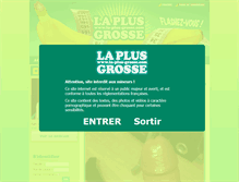 Tablet Screenshot of la-plus-grosse.com